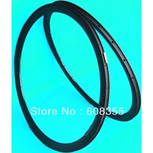 3K Full carbon road bike 700C Clincher wheel Rim 38mm ( hole 20 , 24 )