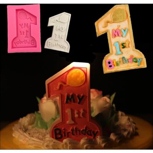 Aouke home birthday cake decoration high temperature resistant mold release silicone mold DIY chocolate fondant silicone mold