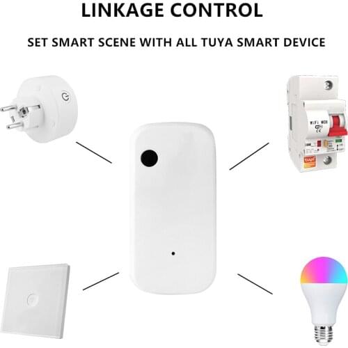 Tuya Smart Home 180°WIFI Illumination Sensor Smart Mini Brightness Detector Smart Life Charging USB Light Sensor