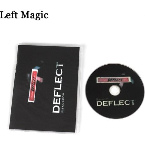 " Deflect By Skulkor (Gimmicks+DVD) Magic Tricks Magic Comedy Close Up Stage Street Card Magic Props Illusions Mentalism Tools"