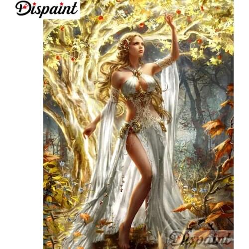 Dispaint Full Square/Round Drill 5D DIY Diamond Painting "Cartoon fairy" Embroidery Cross Stitch 3D Home Decor A12914