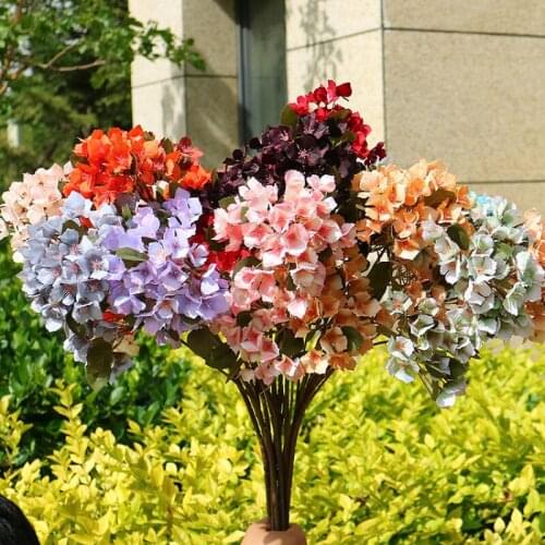 3 forks Epiphany artificial flower home wedding party decoration road guide plant flower diy arrangement material