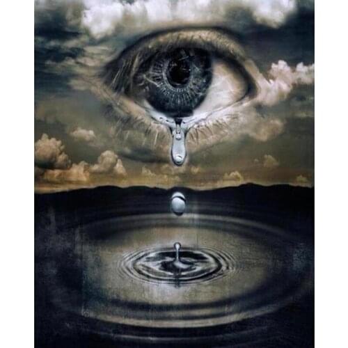 Square Diamond Embroidery DIY Diamond Painting Tears of Earth Cross Stitch Picture of Mosaic Sewing Art Craft Hobbies and Crafts