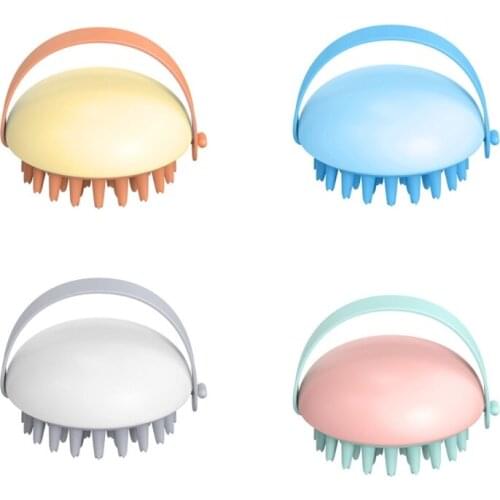 Scalp Massager Shampoo Brush Scalp Scrubber with Soft Silicone Wall Mountable for Dandruff and Hair Growth, Care for The Scalp