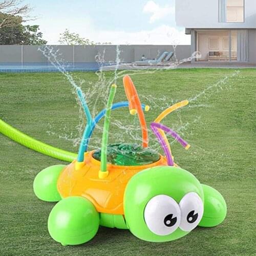 Cute Cartoon Tortoise Summer Outdoor Garden Bathroom Cool Water Spray Sprinkler Beach Sprinkling Whale Children Play Game Toy