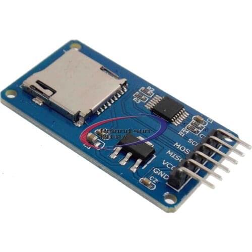 Micro SD card mini TF card reader module SPI interfaces with level converter chip