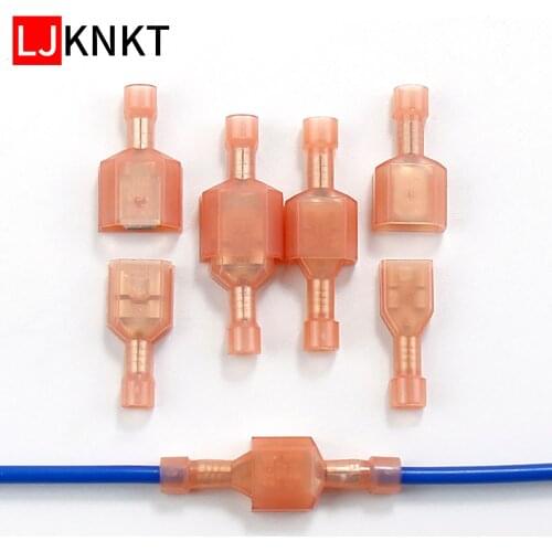 Wire crimp terminals Male Female Spade Cable Connector Terminator plug Crimp Terminals Nylon fully insulated High quality