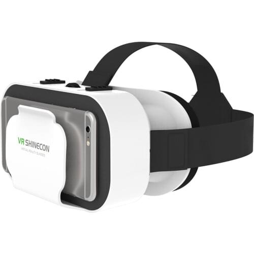 VR SHINECON VR Glasses Universal Virtual Reality Glasses for Mobile Games 360 HD Movies Compatible with 4.7-6.53'' Smartphone