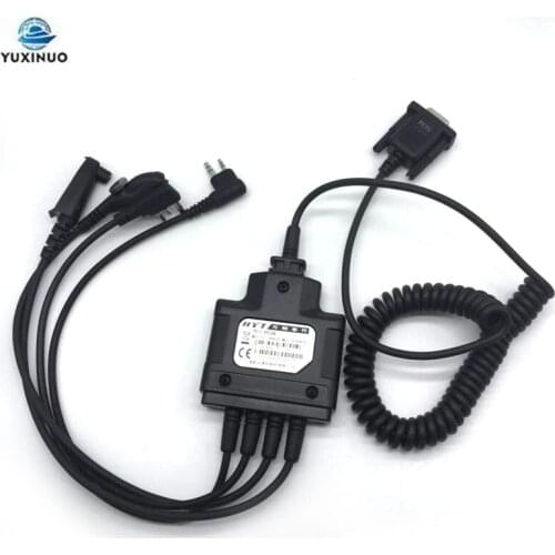 Original HYT PC08 4in1 DB9 COM Port Programming Cable for Hytera TC3000 TC3600 TC-700 500 600 TC2100 TC2108 TC-368 370 Radio