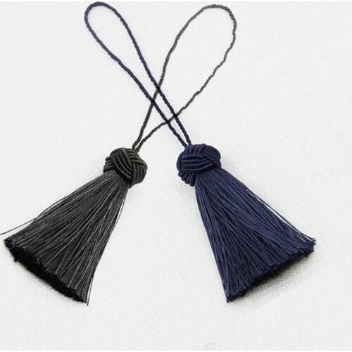 2Pcs/Lots Tassel Hanging Rope Tassel for Sewing Clothing Curtain Fringe Home Decoration Craft Room Accessories Hanging Ball DIY
