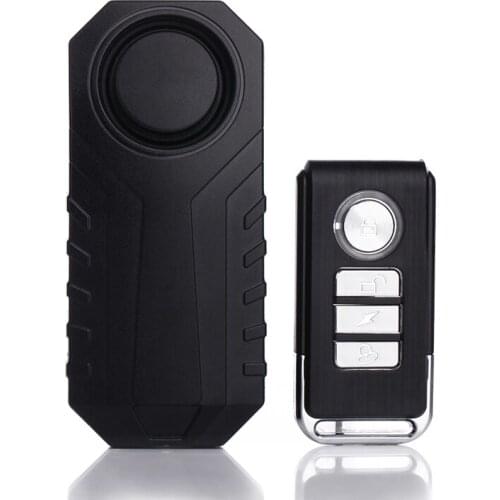 Anti-Theft Alarm Window Alarm with Vibration Sensor Home Security Wireless for Door Window Bike Window Alarm QJY99