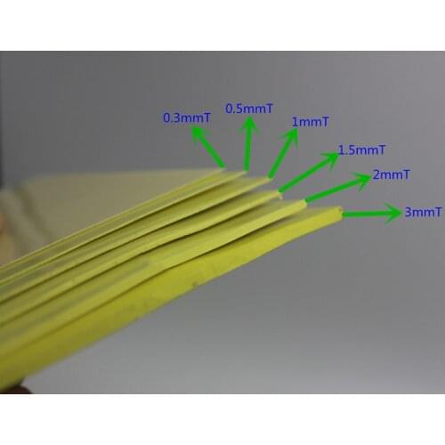 100*100 3w/mk Conductivity Silicone Grease Gasket Flexible CPU light Source LED Substrate COB Chip Heat Dissipation Silicone Pad