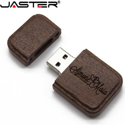JASTER hot selling (over 10pcs free logo) creativeWooden U Disk USB 2.0 4GB 8GB 16GB 32GB 64GB USB flash drive