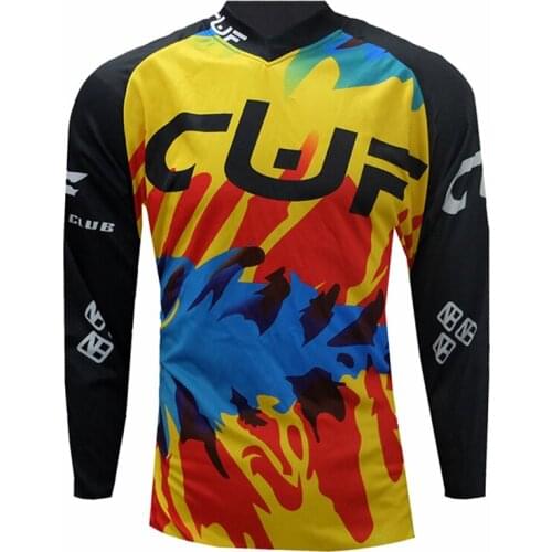 Winter Long Sleeve Motorcycle Offroad Jersey Downhill MTB Wear BMX Mountain Bike DH Clothing Bicycle Motocross T Shirt