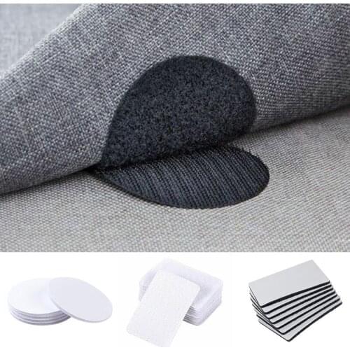 5/10pcs Super Strong Self Non-marking Back Rubber Sofa Holder Sheet Fixed Sticky Carpet Gripping Stickers Anti Slip Accessory
