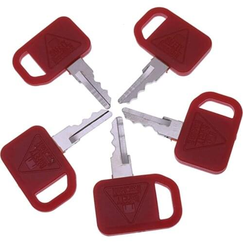5 PCS T209428 KV13427 ELI80-0138 Keys for John Deere Compact Track Loaders Skid Steer JDS T209428 KV13427