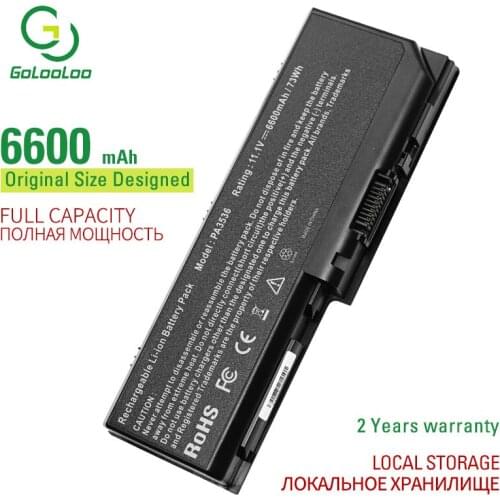 Golooloo 9 Cell Laptop Battery for Toshiba L350 L350D L355 L355D P200 P205 P300 P305 X200 PA3536U-1BRS PA3537U-1BAS PA3537U-1BRS