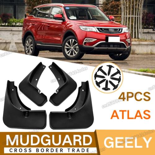 Lsrtw2017 Car Wheel Mudguard Mud Guard Fender Trims for Geely Azkarra Boyue Pro Atlas Emgrand 2016 2017 2018 2019 2020 2021