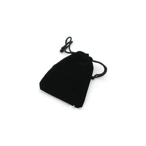 Free shipping 100pcs 7x9cm Black Velvet Gift Bag Jewelry Pouches Drawstring Bag