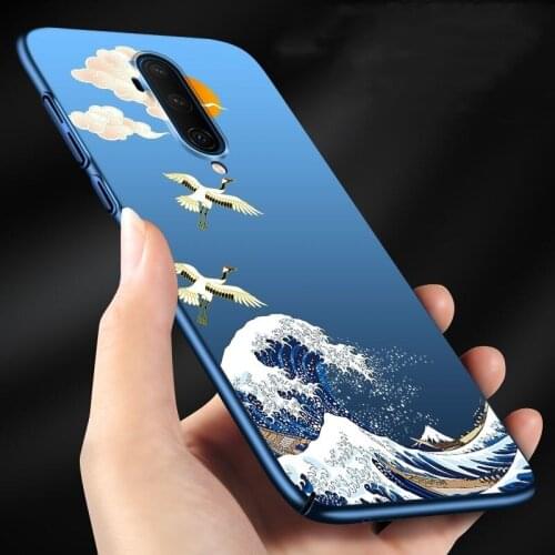 Fly Cranes Big Wave of kanagawa Phone Cover For Oneplus 5T 6T 7 7T Pro Soft Fundas Case For Oneplus 3 5 6 Vintage Chinese Style