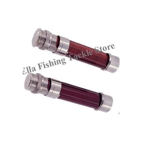 FLY REEL SEAT Aluminum + wood Fishing rod Reel Seat 16# - -Fishing Rod building reel seat DIY
