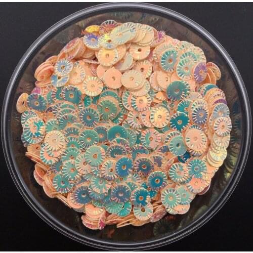 60g 6mm Flower Round Flat Loose Sequin Paillette Sewing,Wedding Craft,Women Kids Shoes Clothes Hat DIY Garment Accessory