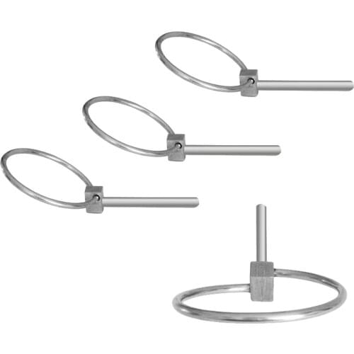 MagiDeal 4 Pieces 4mm Boat Kayak Canoe Trailer Tractor Trolley Lynch Pin Clip