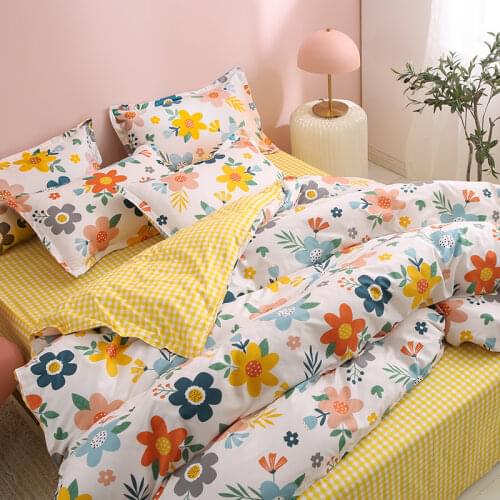 Christmas Decoration Deer Pattern Bed Cover Set Duvet Cover Adult Child Bed Sheet and Pillowcases Comforter Bedding Set 61010