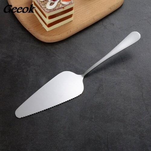 New Cake Pizza Cheese Shovel Cutter Slicer Stainless Steel Baking Cooking Tool