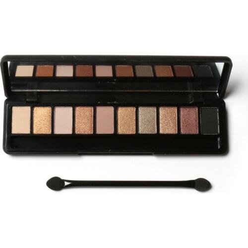 Focallure 10Pcs Makeup Palette Natural Eye Makeup Light Eye Shadow Makeup Shimmer Matte Eyeshadow Palette Set