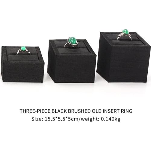 3 Pcs Wedding Ring Jewelry Display Trays For Women Earring Pendent Bracelet Necklace Jewellery Organizer Storage Stand Removable