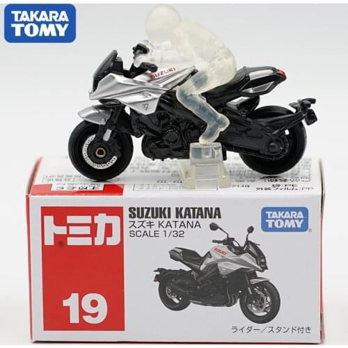 Takara Tomy Tomica Suzuki Katana Motorcycle Alloy Diorama Car Model Collection Miniature Carros NO19 Toys