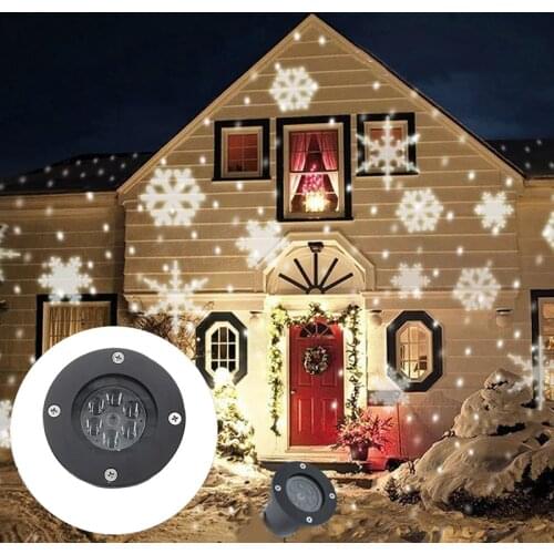 Litwod Z27 Outdoor Snowflake LED Stage Snow Lights Waterproof Light Christmas Holiday White & RGB Color Lighting party 220V 110V