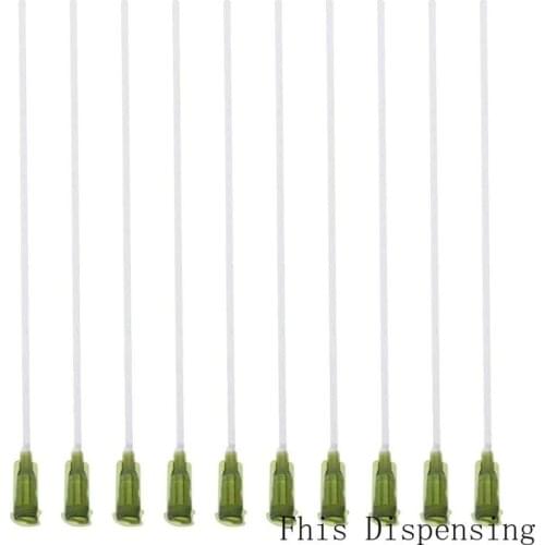 Pack of 500 14G PP Flexible Needle Tube Length 125mm Glue Dispensing Needle
