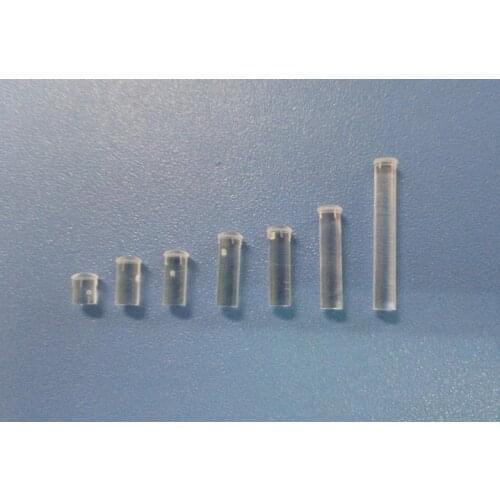 100PC Clear color 2.54MM-15MM LIGHT PIPE FOR 3MM Led Diode LED Tube Lampshade Replace PLP2