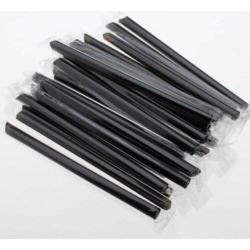 100pcs 7" Big Huge Milkshake Straws Pearls Boba MilkTea Smoothie Drinking Party