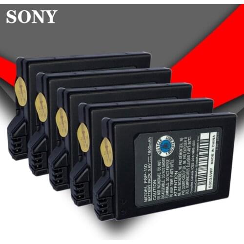 5PCS 3.6V Rechargeable Battery for Sony PSP-110 PSP-1001 PSP 1000 FAT PlayStation Portable PSP1000 Console