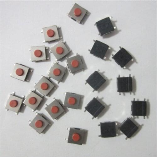 500pcs/lot for Microswitch 4 Pins Car Key tactile switch Button For VW Remote Key Switch button 6*6*3.1 M146