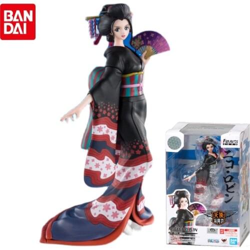 16 CM Bandai ZERO One Piece Anime Figure Nico Robin kimono Pvc Action Figure Girls Collections Model Toys Kawaii Birthday Gifts
