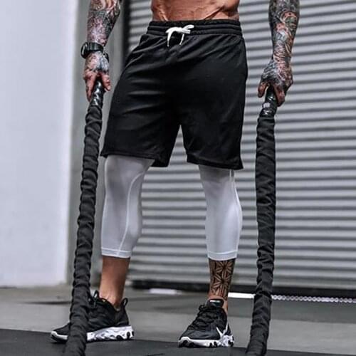 Summer Mesh Gym Shorts Mens Bodybuilding Fitness Shorts Breathable Quick Drying Short Pants Men Casual Workout Joggers Shorts