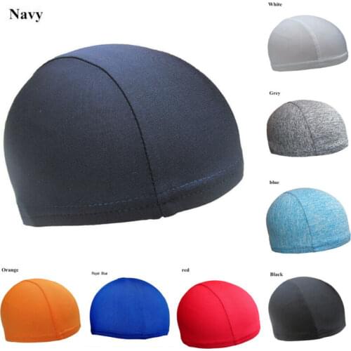 Mens Quick Drying Hat Cycling Skull Swim Cap Bike-Motorbike Under Helmet Thermal