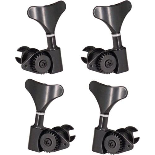 Set of 4 Electric Bass Machine Tune Peg Knobs Musical Instrumental Parts
