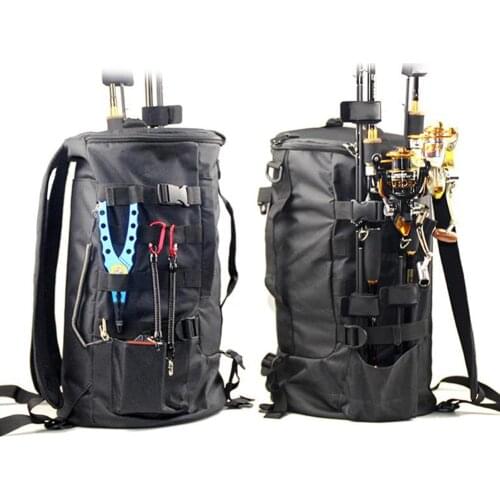 Wholesale Large Capacity Fishing Hiking Tackle Bag Outdoor Fish Tool Carry Pouch Backpack Fishing Tool Accessorie