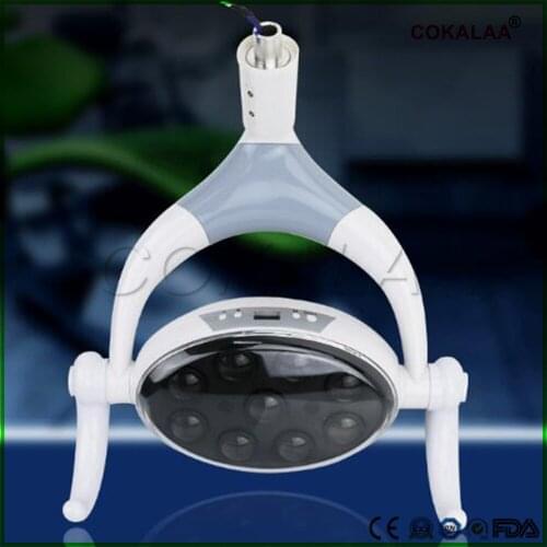 Good quality 9 LEDs dental lamp with Sensor Oral Light Lamp implant surgery lamp shadeless