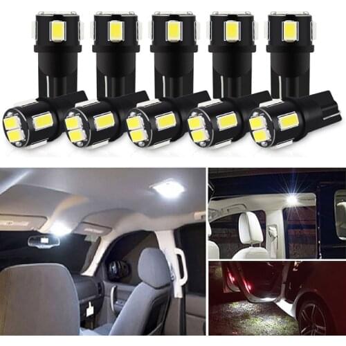 AUXITO 10x Canbus T10 LED W5W Bulb for Alfa Romeo 159 147 156 Giulietta Mito Error Free Car Interior Dome Light Reading Lights