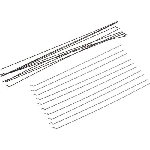 Z type D1.2mm push rod steel wire push pull rod pushrod for rc aircraft airplane pull push connecting rod New 10pcs