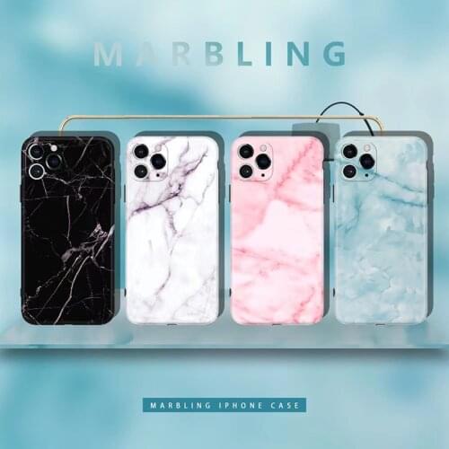 High quality marble Matte Photo frame Soft silicon phone case for apple iphone 12 Pro Max 7 8 Plus 11 X XS XR SE MiNi cover capa