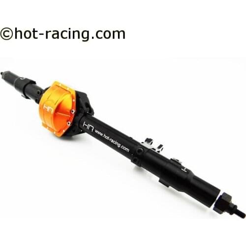 Complete Rear Axle Assembly with heavy Duty Spiral Bevel Gear Set 36t/14t for Axial Wraith 90048