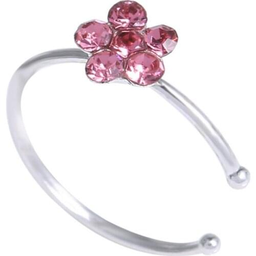 1pcs Red Printed Nose Ring Makeup Toys Kids Play Princess Pink Beauty Safety Kit Toys Girls Dressing Cosmetic Travel Box