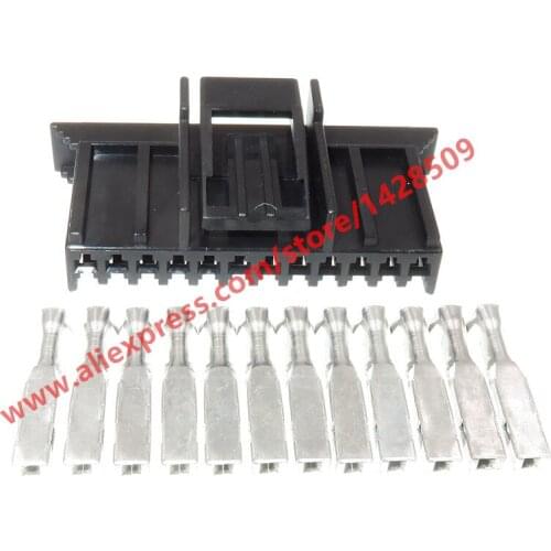 10 Sets 12 Pin FCI Wire Harness Connector Plastic Housing Plug With Terminals 211PC122S0017